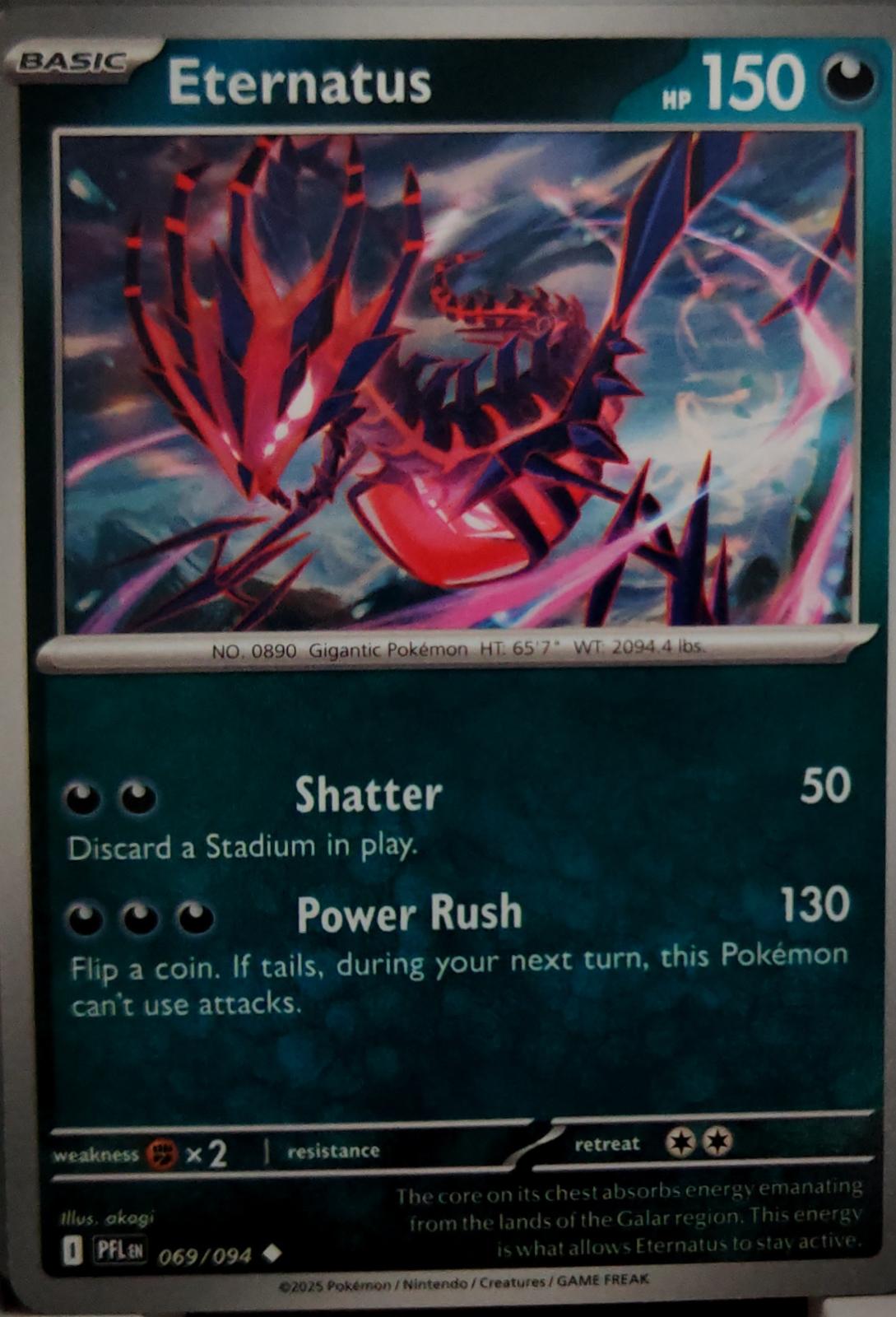 Eternatus - 069/094 - - PHANTASMAL FLAMES - Pokemon - Uncommon | AA45-37