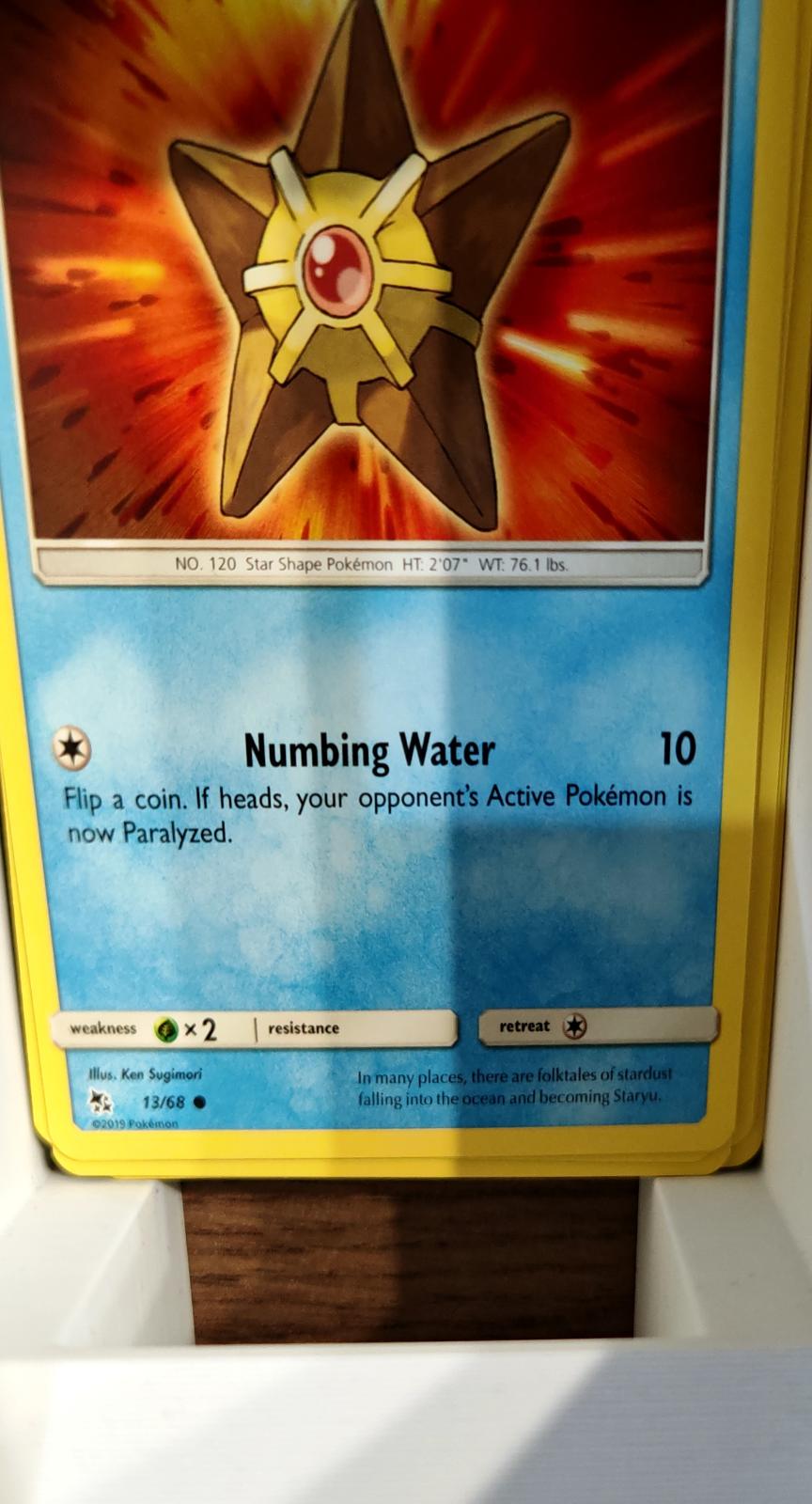 Staryu - 13/68 - - HIDDEN FATES - Pokemon - Common | AA71-40