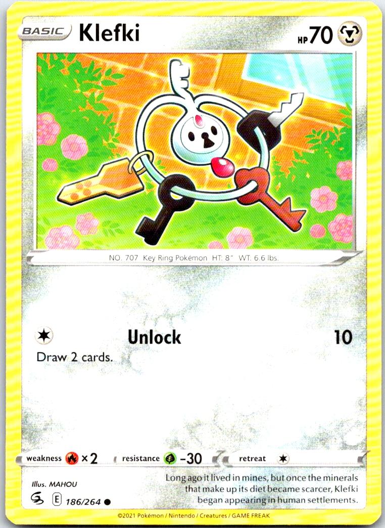 Klefki - 186/264 - - FUSION STRIKE - Pokemon - Common | AB34-31
