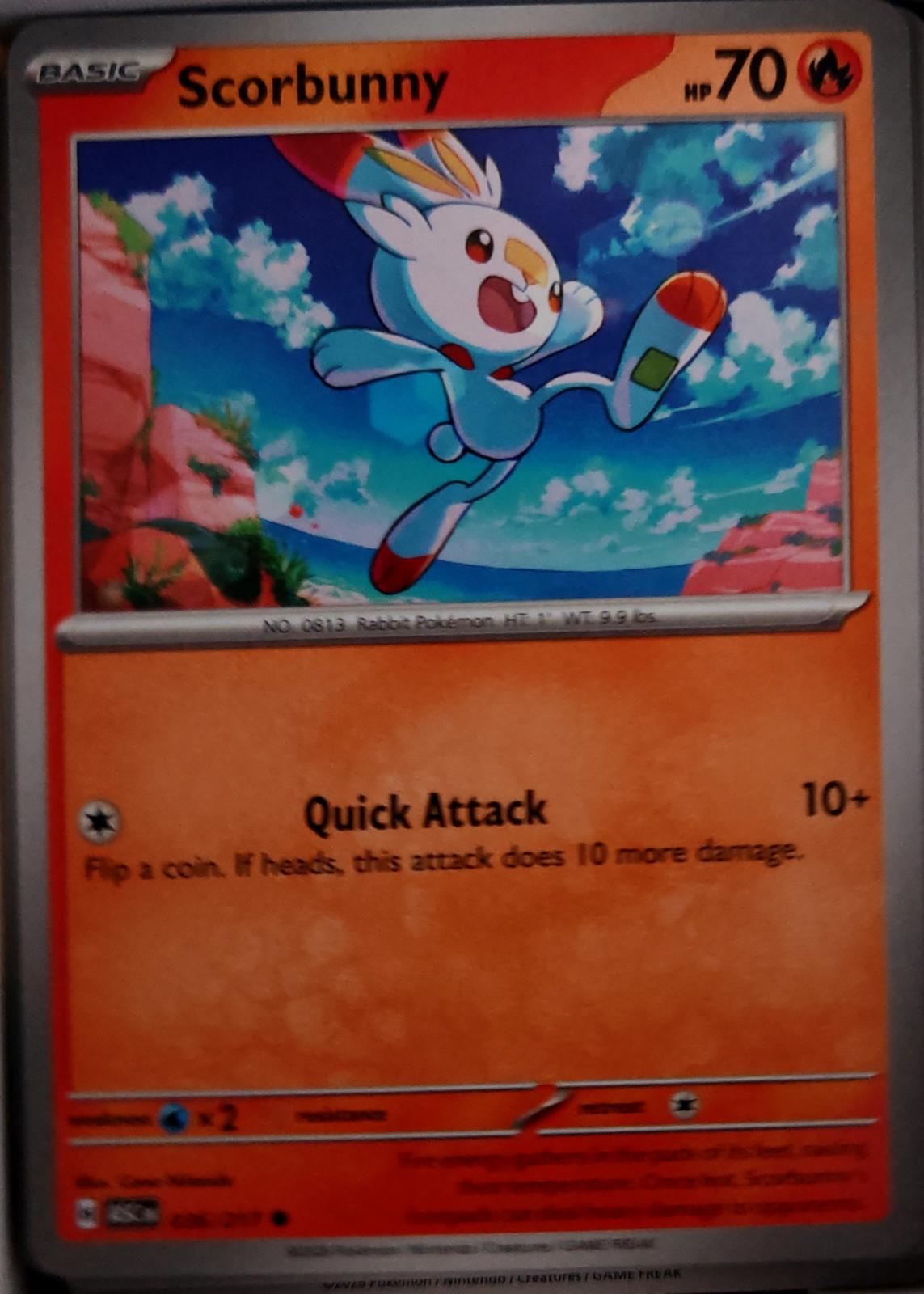 Scorbunny - 26/142 - - STELLAR CROWN - Pokemon - Common | AA43-83