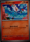 Scorbunny - 26/142 - - STELLAR CROWN - Pokemon - Common | AA43-83