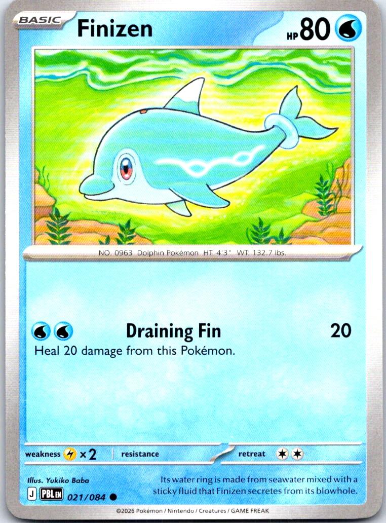 Finizen - 021/084 - - PITCH BLACK - Pokemon - Common | AB27-49