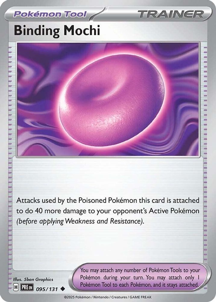 Binding Mochi - 095/131 - - PRISMATIC EVOLUTIONS - Pokemon - Uncommon | AA27-56