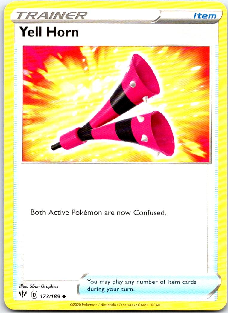 Yell Horn - 173/189 - - DARKNESS ABLAZE - Pokemon - Uncommon | AB16-40