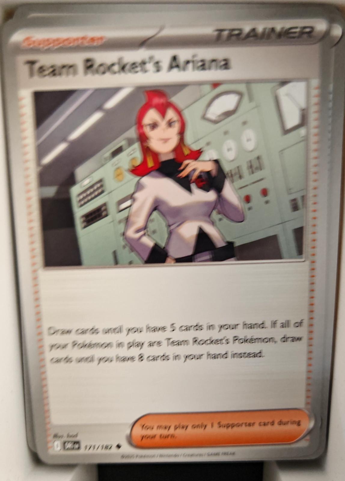 Team Rocket's Ariana - 171/182 - - DESTINED RIVALS - Pokemon - | AA24-78