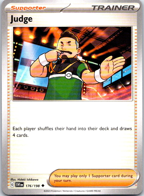 Judge - 176/198 - - SCARLET & VIOLET - Pokemon - Uncommon | AC22-24