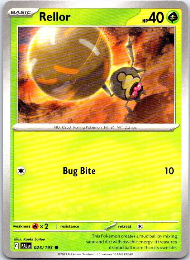 Rellor - 025/193 - - PALDEA EVOLVED - Pokemon - Common | AC03-44