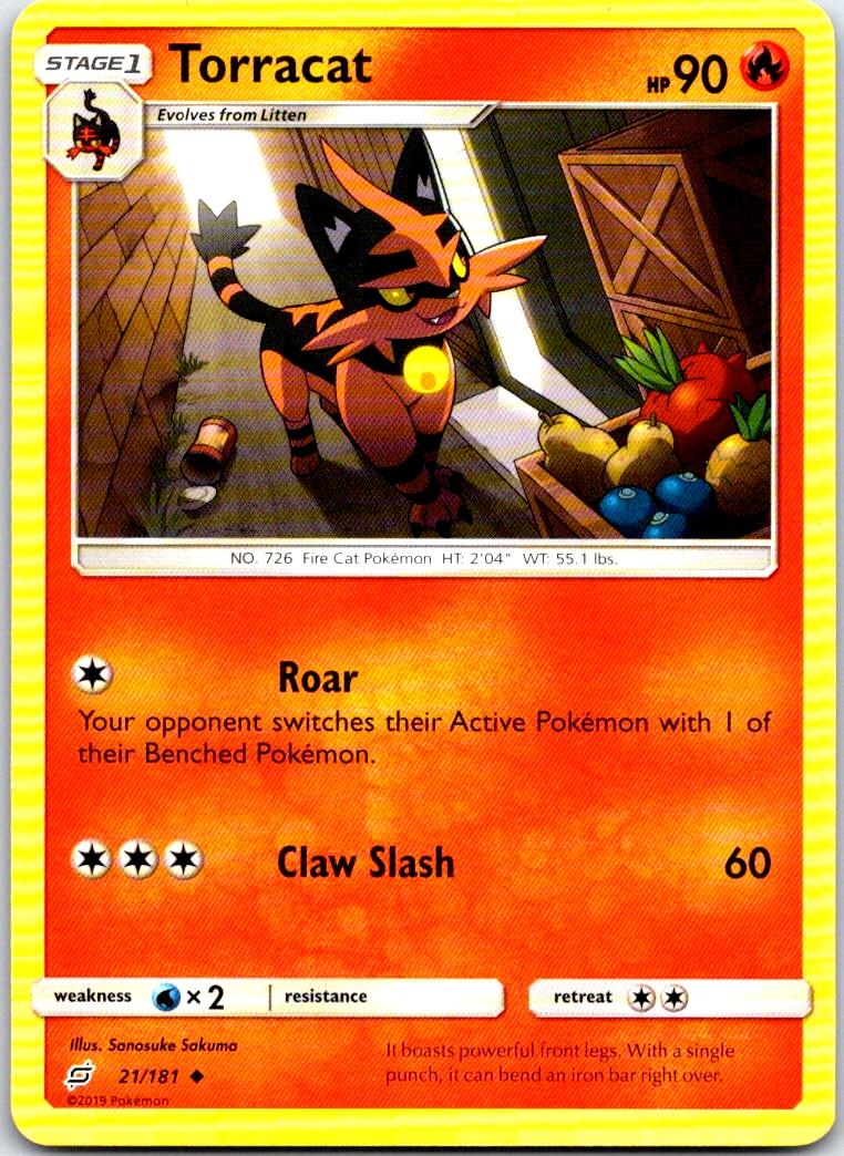 Torracat - 21/181 - - TEAM UP - Pokemon - Uncommon | AB73-44