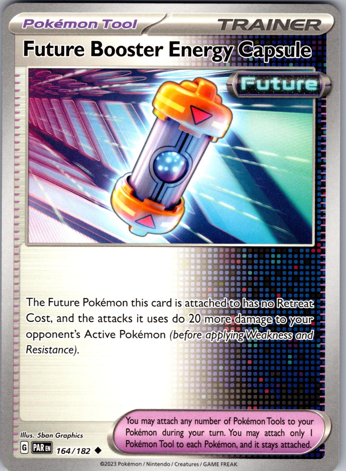Future Booster Energy Capsule - 164/182 - - PARADOX RIFT - Pokemon - | AA77-3