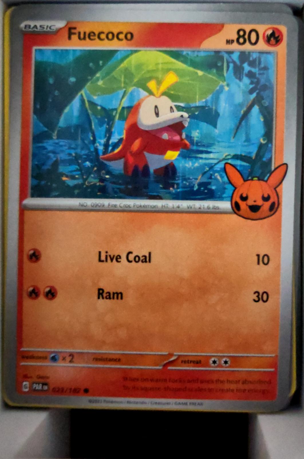 Fuecoco - 023/182 - - TRICK OR TRADE BOOSTER 2024 - Pokemon - Common | AA48-77
