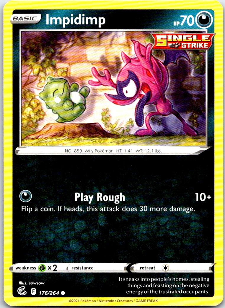 Impidimp - 176/264 - - FUSION STRIKE - Pokemon - Common | AB40-36