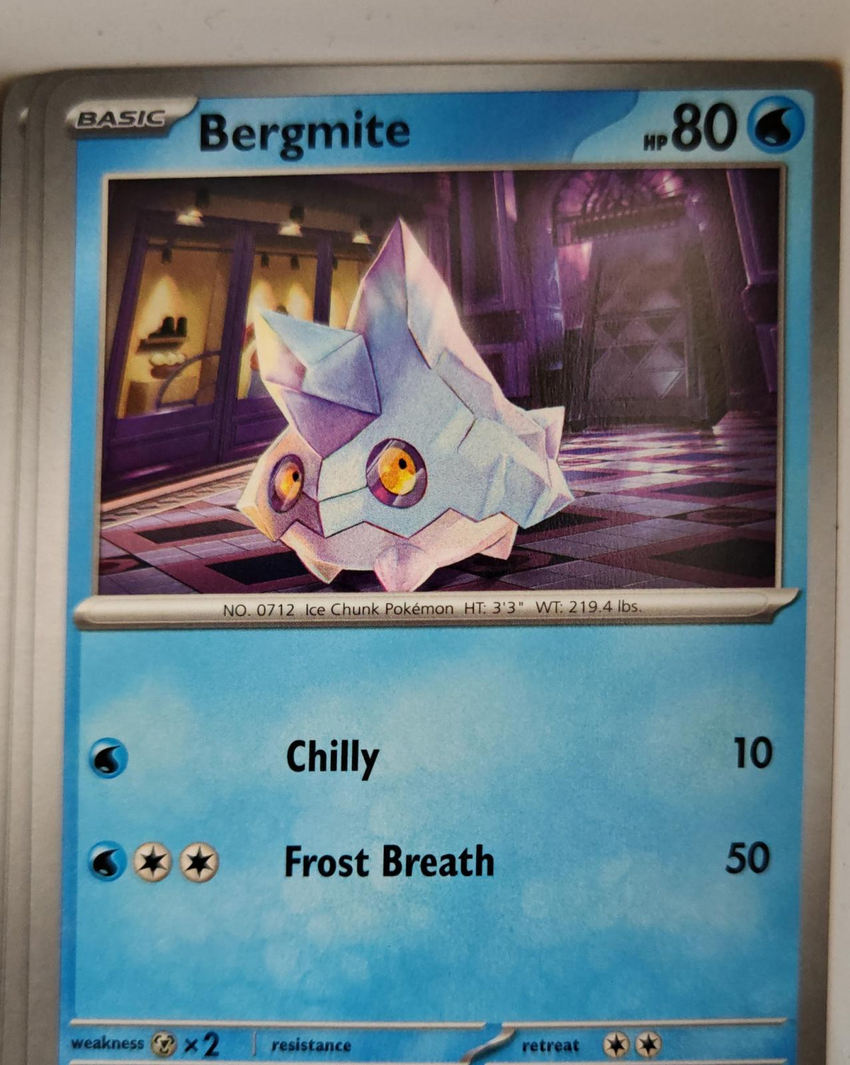 Bergmite - 023/086 - - CHAOS RISING - Pokemon - Common | AA08-92