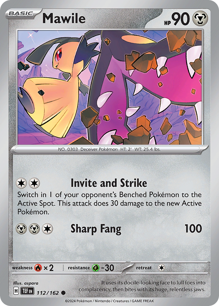 Mawile - 112/162 - - TEMPORAL FORCES - Pokemon - Common | AA21-91