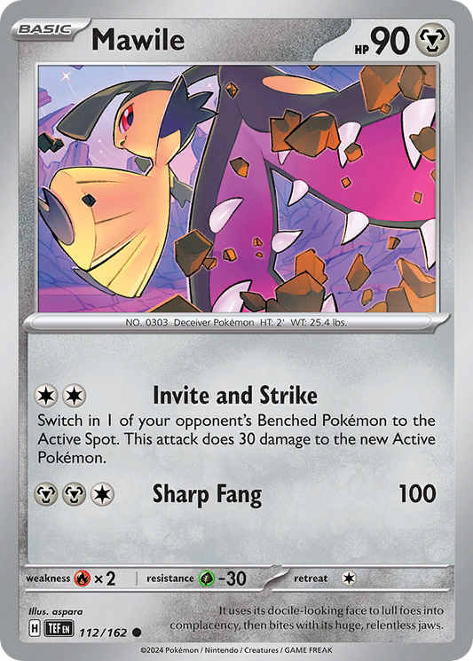 Mawile - 112/162 - - TEMPORAL FORCES - Pokemon - Common | AA21-91