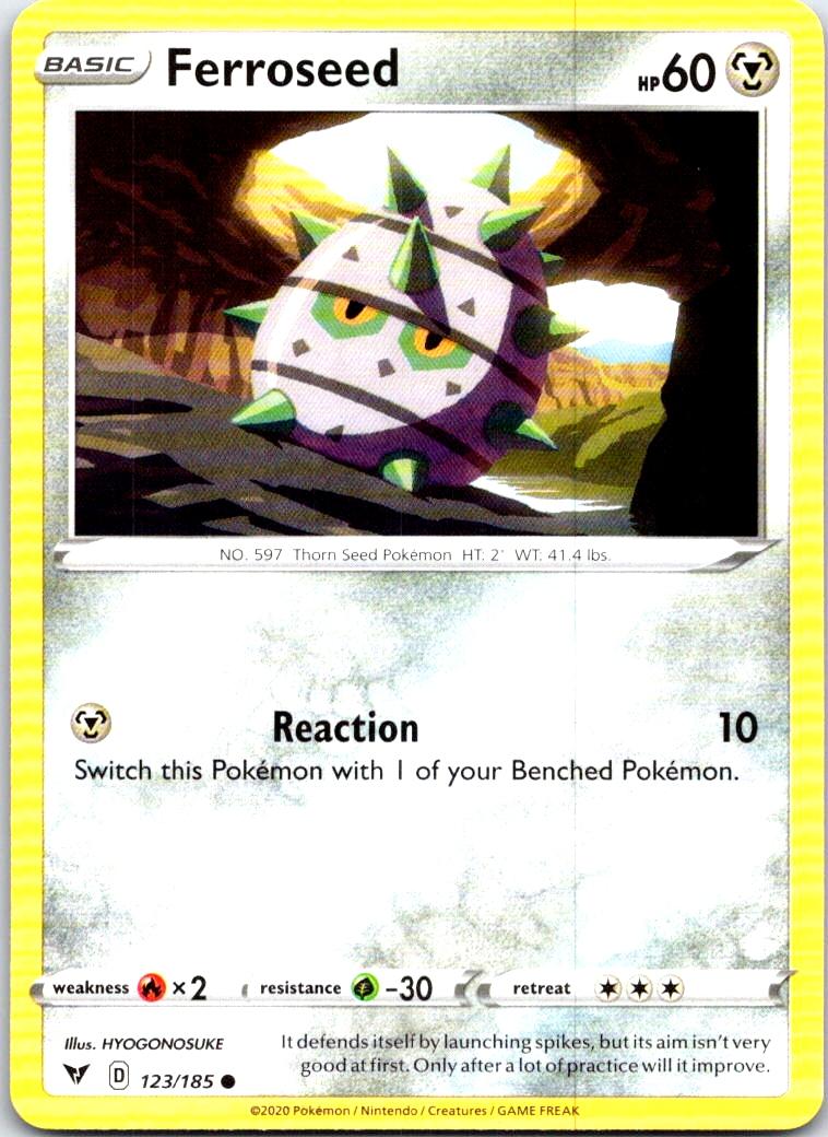 Ferroseed - 123/185 - - VIVID VOLTAGE - Pokemon - Common | AB48-48