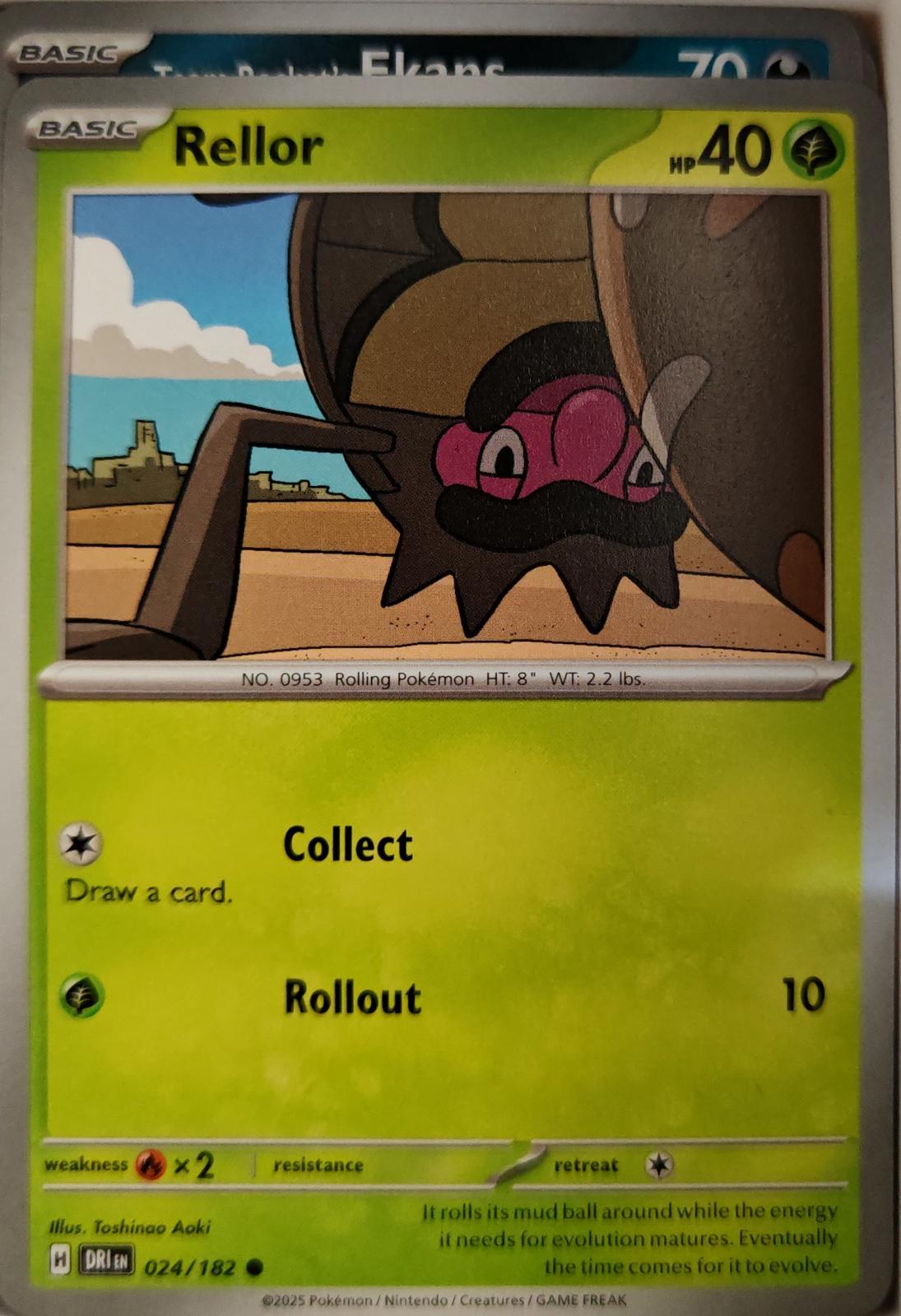 Rellor - 024/182 - - DESTINED RIVALS - Pokemon - Common | AA10-44