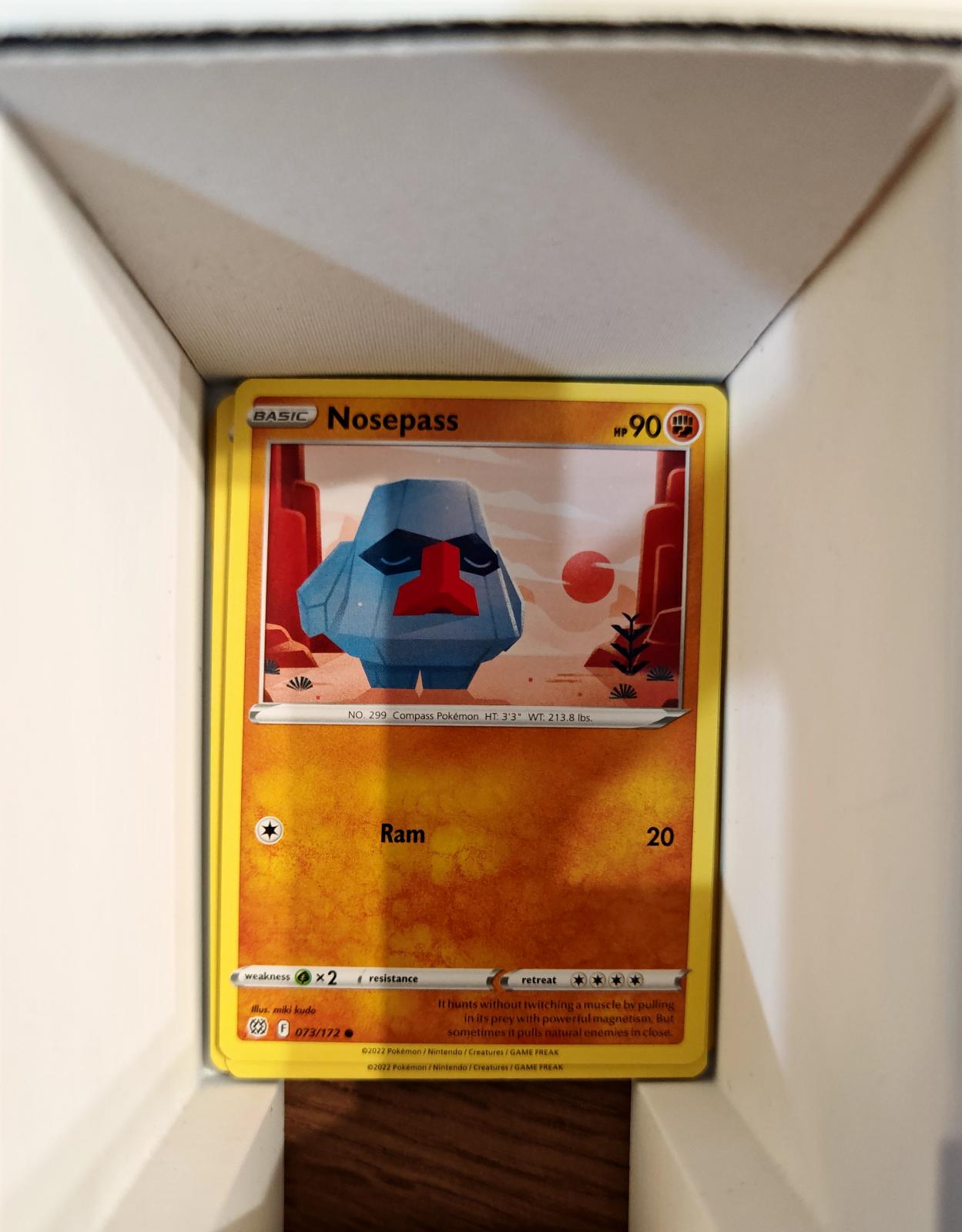 Nosepass - 073/172 - - BRILLIANT STARS - Pokemon - Common | AA73-12