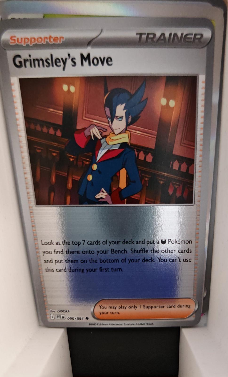 Grimsley's Move - 090/094 - Reverse Holo - PHANTASMAL FLAMES - Pokemon - | AA29-8