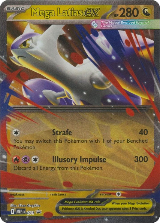 Mega Latias ex - 011 - Holo - ME: MEGA EVOLUTION PROMO - Pokemon - | AA37-33