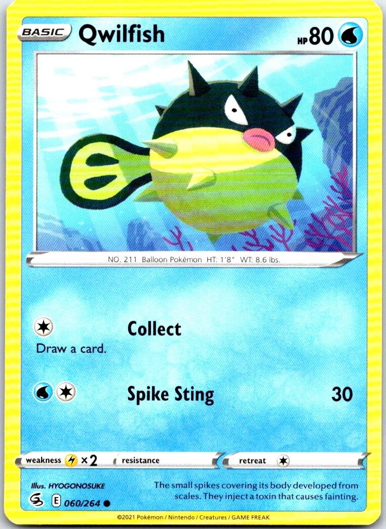 Qwilfish - 060/264 - - FUSION STRIKE - Pokemon - Common | AB40-44