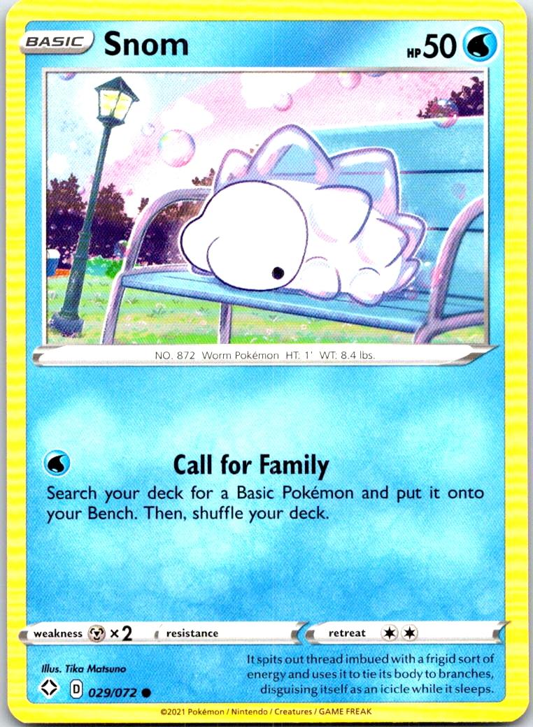 Snom - 029/072 - - SHINING FATES - Pokemon - Common | AB97-32