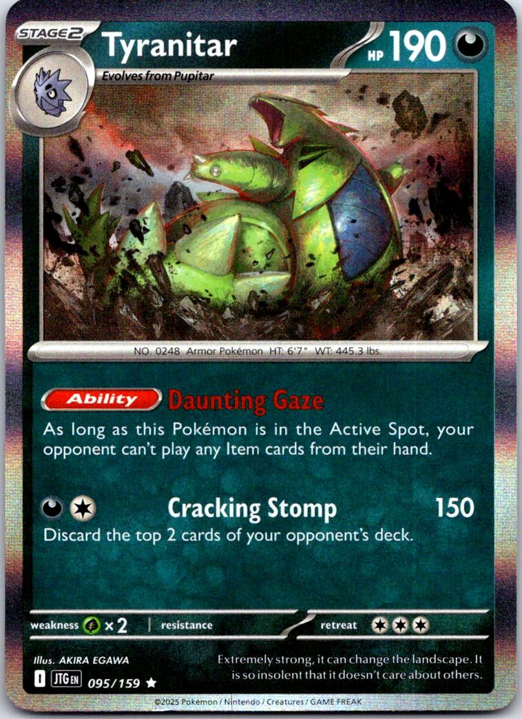 Tyranitar - 095/159 - Holo - JOURNEY TOGETHER - Pokemon - Rare | AB08-1