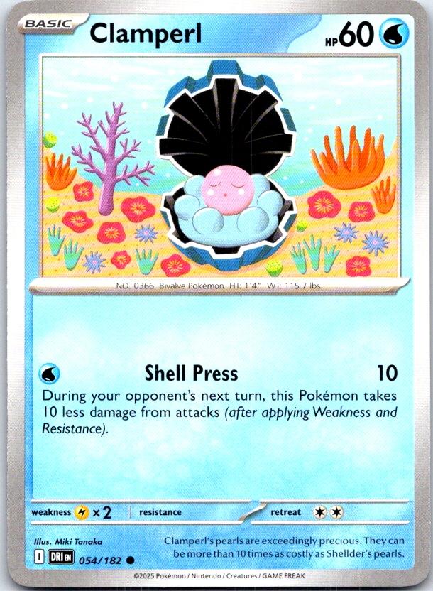 Clamperl - 054/182 - - DESTINED RIVALS - Pokemon - Common | AC06-42