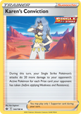 Karen's Conviction - 144/198 - - CHILLING REIGN - Pokemon - Uncommon | AA60-11