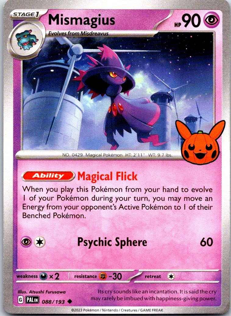 Mismagius - 088/193 - - TRICK OR TRADE BOOSTER 2023 - Pokemon - | AB10-25