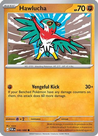 Hawlucha - 046/088 - - PERFECT ORDER - Pokemon - Common | AA05-4