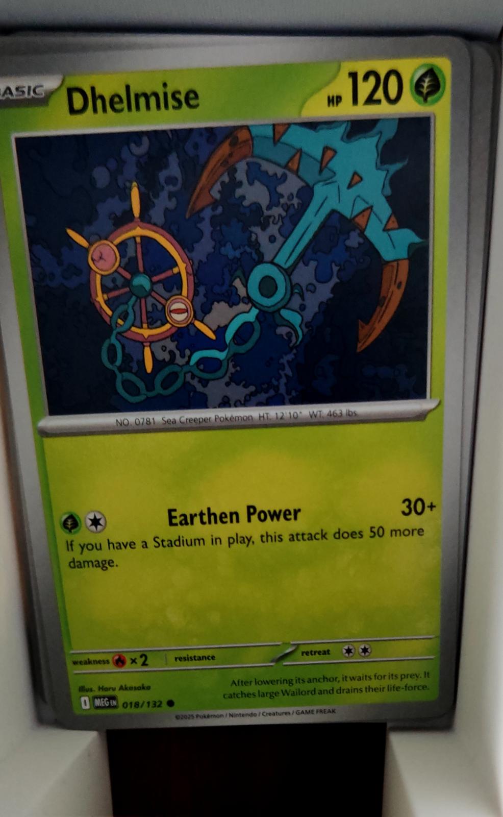 Dhelmise - 018/132 - - MEGA EVOLUTION - Pokemon - Common | AA45-15