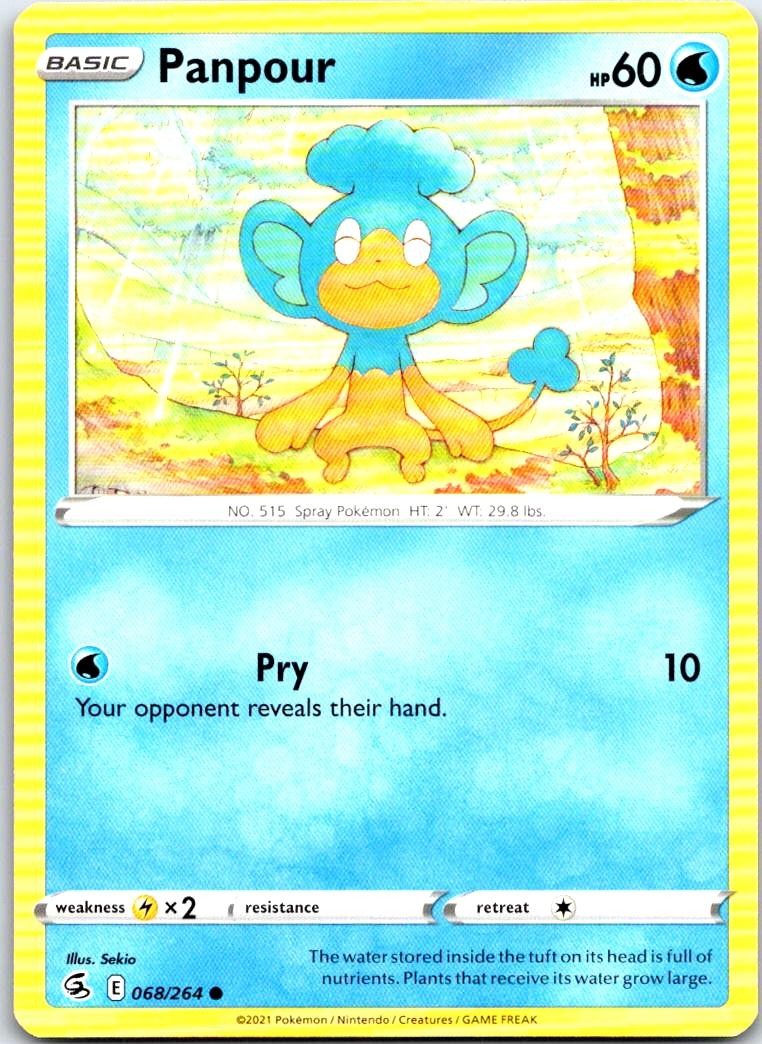 Panpour - 068/264 - - FUSION STRIKE - Pokemon - Common | AB40-18