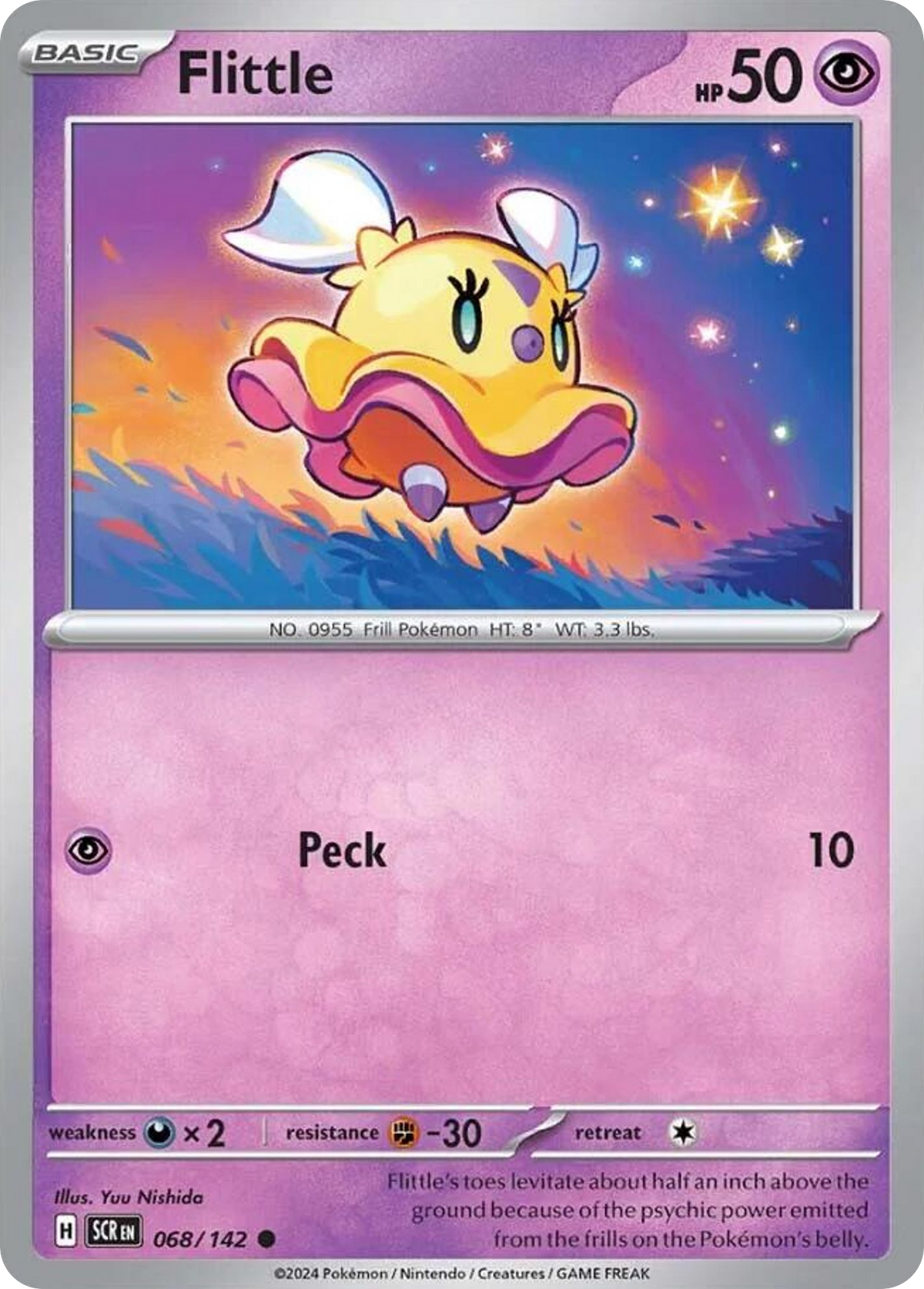 Flittle - 68/142 - Reverse Holo - STELLAR CROWN - Pokemon - Common | AA04-46