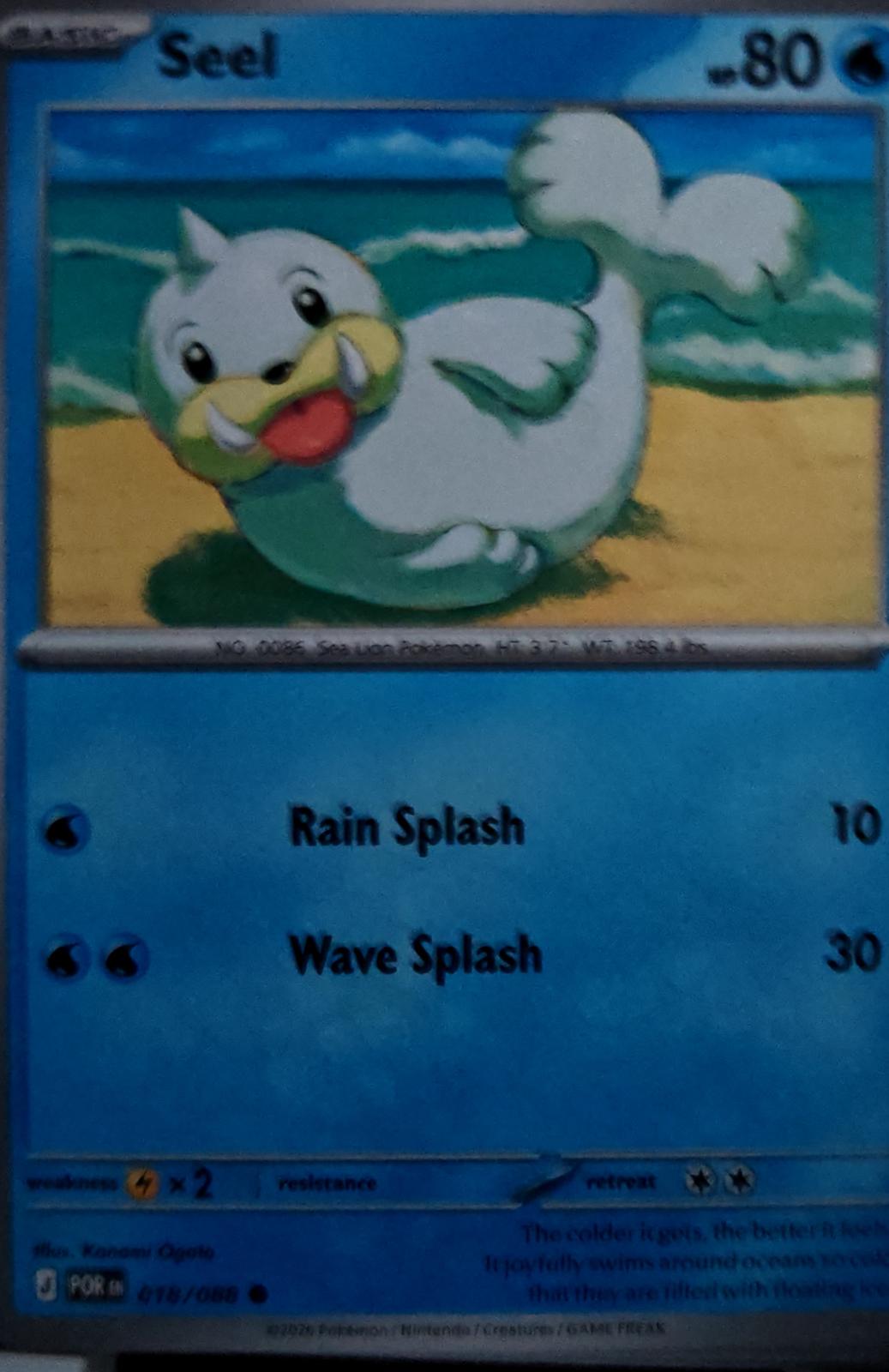 Seel - 018/088 - - PERFECT ORDER - Pokemon - Common | AA64-39