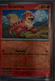 Growlithe - 058/165 - Reverse Holo - 151 - Pokemon - Common | AA62-5