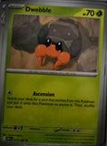 Dwebble - 011/182 - - DESTINED RIVALS - Pokemon - Common | AA51-17