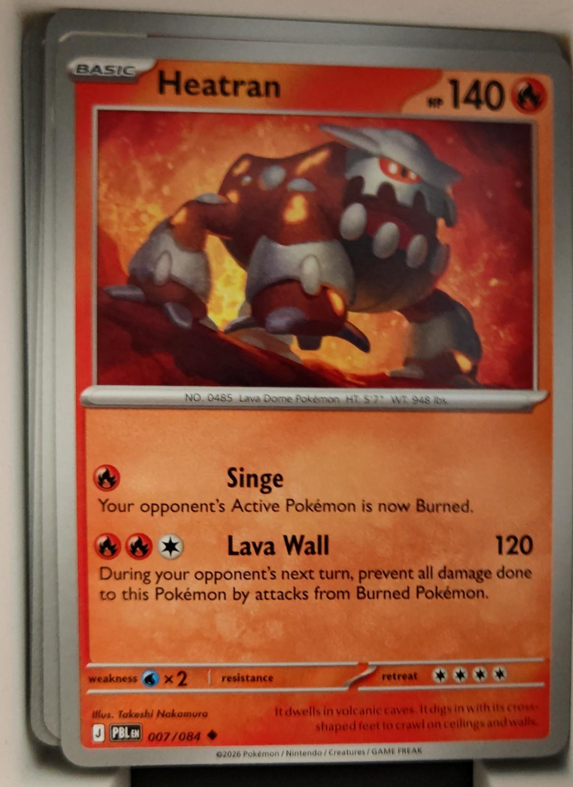 Heatran - 007/084 - - PITCH BLACK - Pokemon - Uncommon | AA17-36