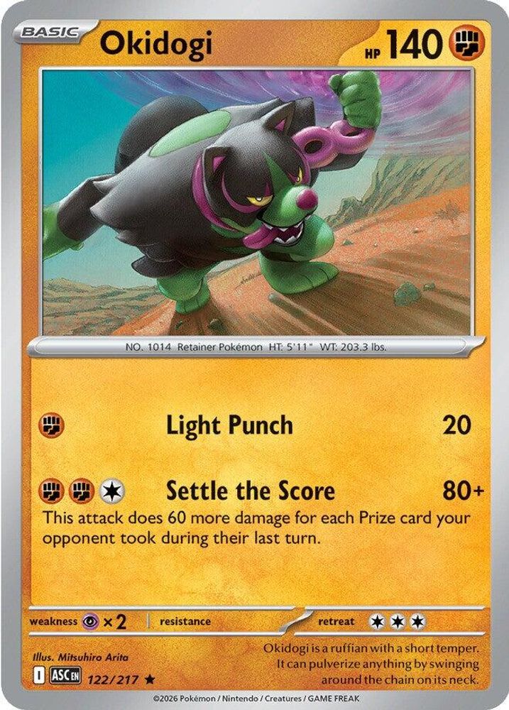 Okidogi - 122/217 - Holo - ASCENDED HEROES - Pokemon - Rare | AA13-16