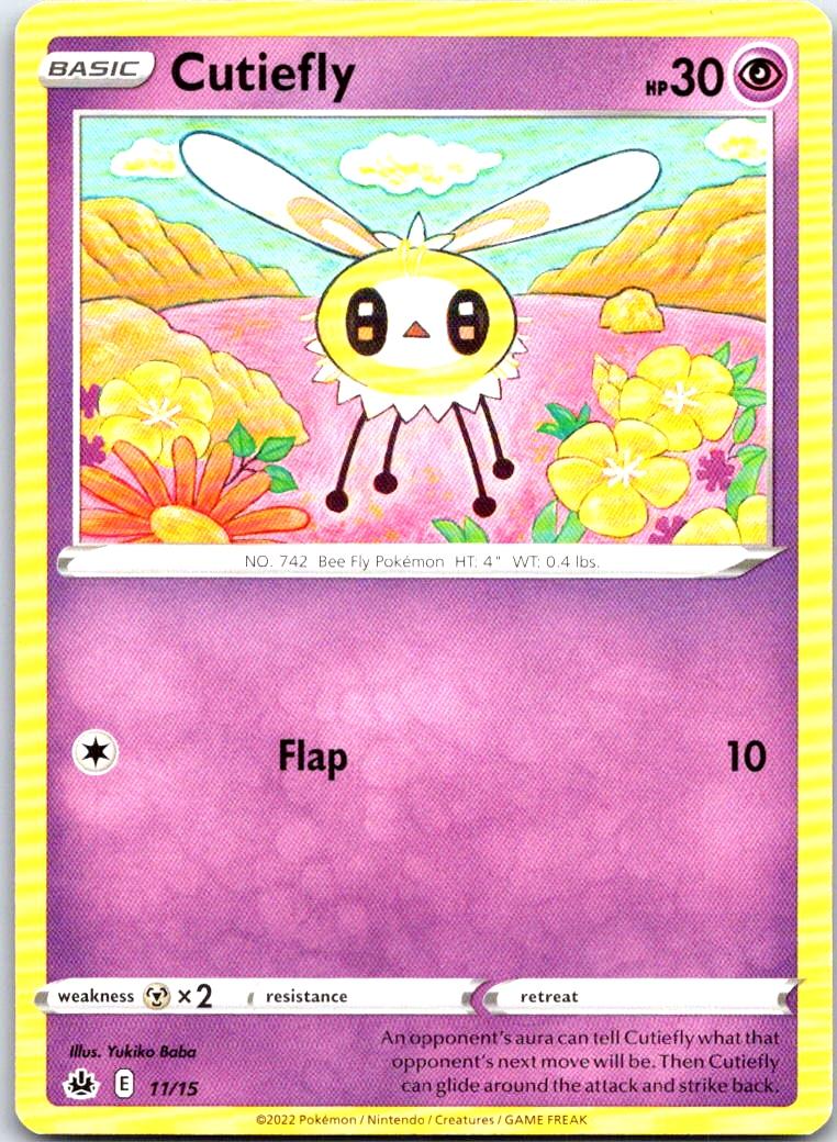 Cutiefly - 011/015 - - MCDONALD'S PROMOS 2022 - Pokemon - Promo | AB28-39