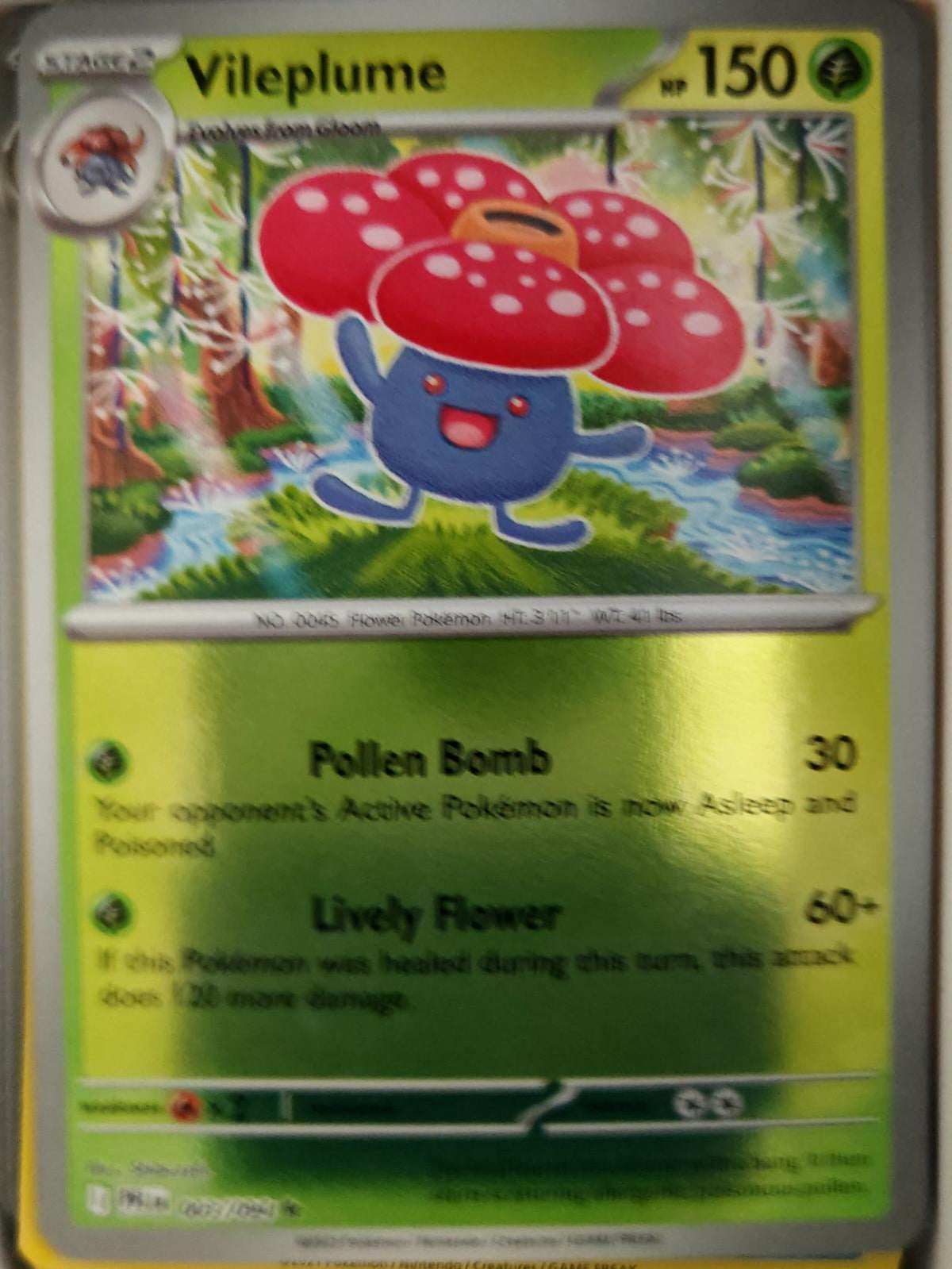 Vileplume - 003/094 - Reverse Holo - PHANTASMAL FLAMES - Pokemon - | AA26-68