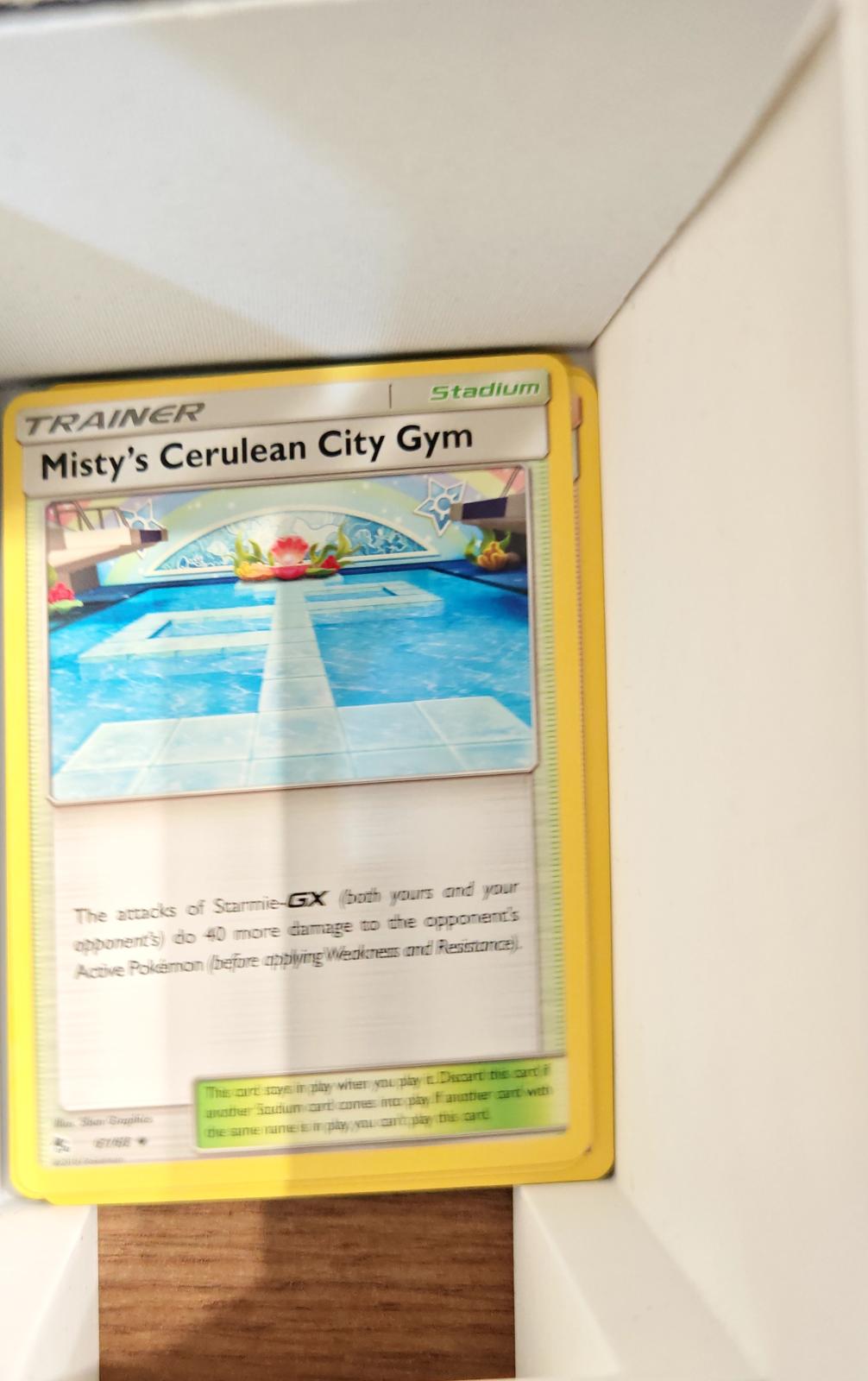 Misty's Cerulean City Gym - 61/68 - - HIDDEN FATES - Pokemon - | AA70-12