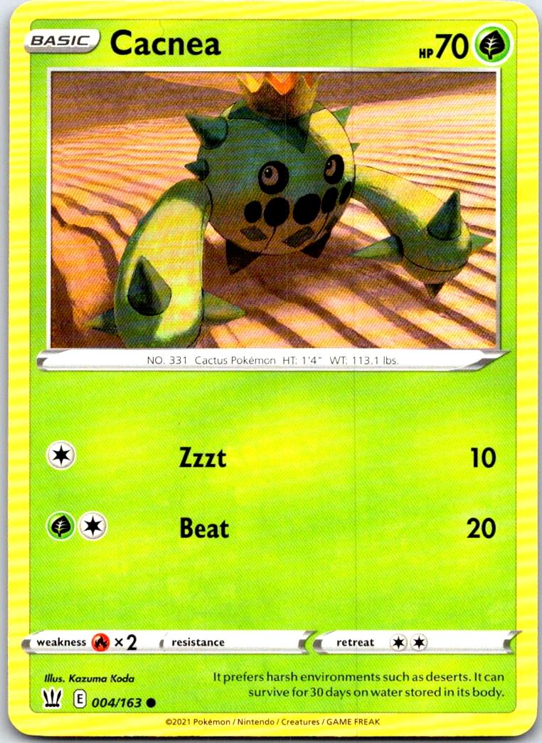Cacnea - 004/163 - - BATTLE STYLES - Pokemon - Common | AB96-6