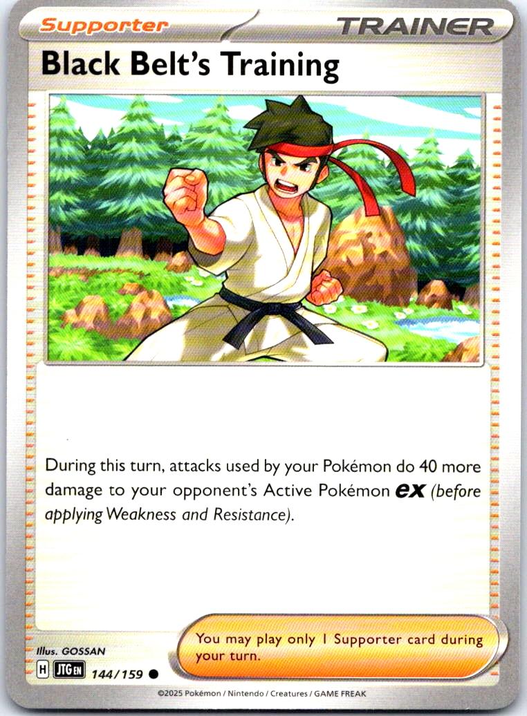 Black Belt's Training - 144/159 - - JOURNEY TOGETHER - Pokemon - | AB16-11