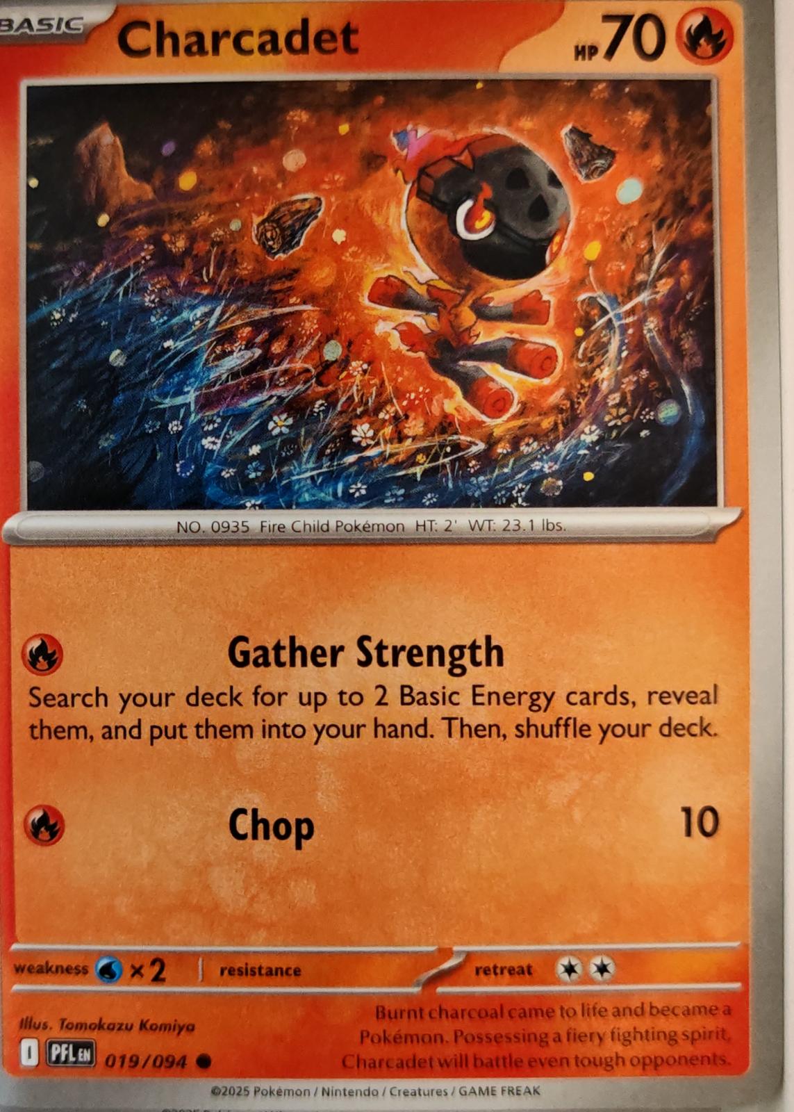 Charcadet - 019/094 - - PHANTASMAL FLAMES - Pokemon - Common | AA07-23