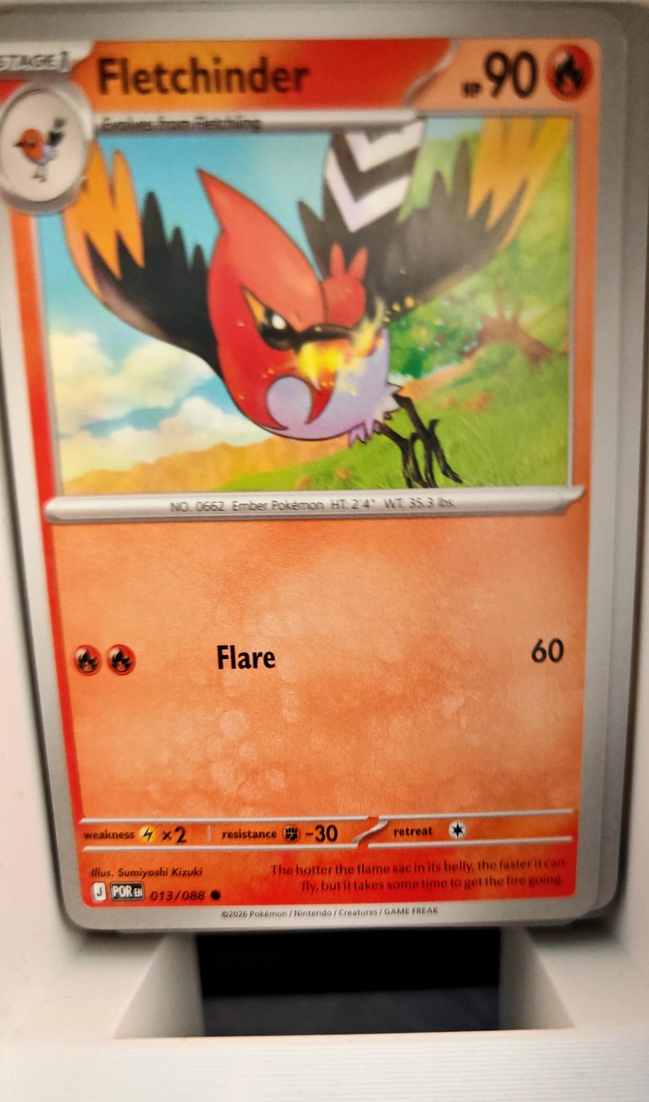 Fletchinder - 013/088 - - PERFECT ORDER - Pokemon - Common | AA12-96