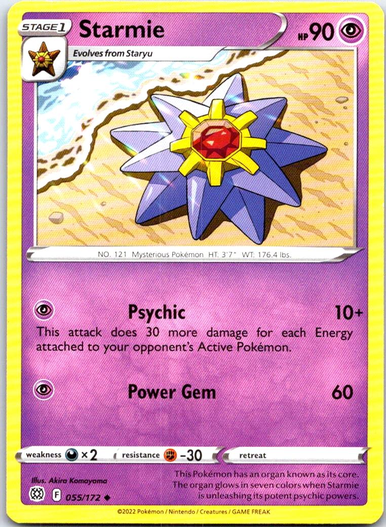 Starmie - 055/172 - - BRILLIANT STARS - Pokemon - Uncommon | AB67-20