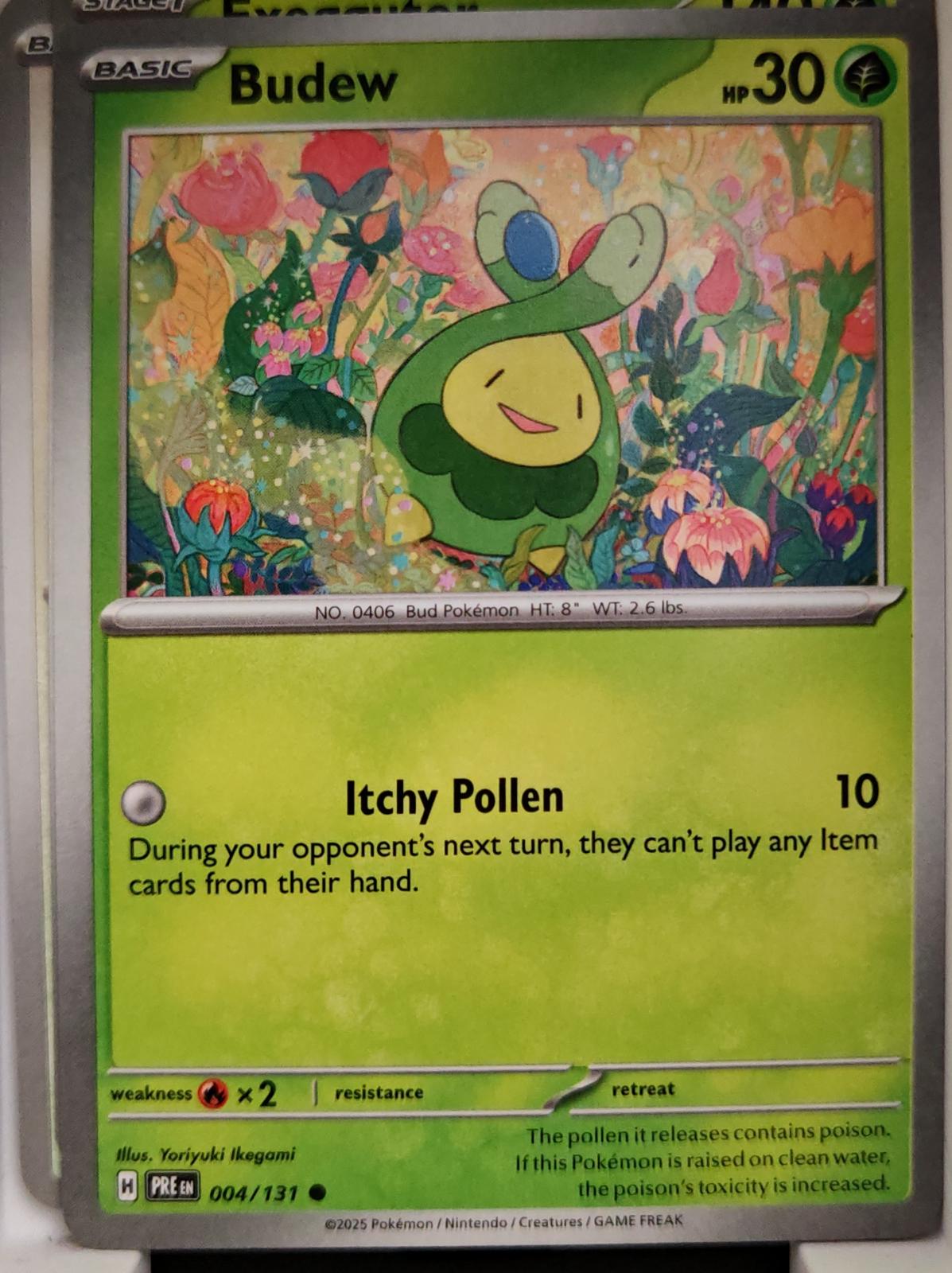 Budew - 004/131 - - PRISMATIC EVOLUTIONS - Pokemon - Common | AA03-7