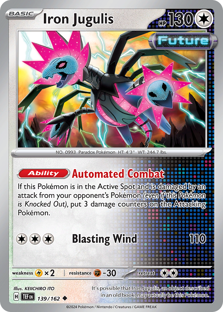 Iron Jugulis - 139/162 - - TEMPORAL FORCES - Pokemon - Uncommon | AA39-55