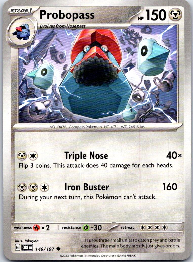 Probopass - 146/197 - - OBSIDIAN FLAMES - Pokemon - Uncommon | AB12-5