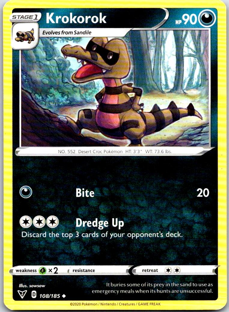 Krokorok - 108/185 - - VIVID VOLTAGE - Pokemon - Uncommon | AB11-38